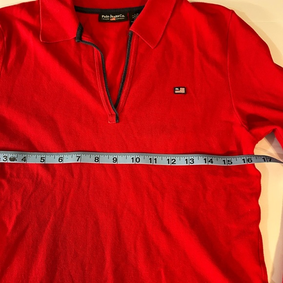 Tommy Hilfiger Women's Red 3/4 Sleeve‎ Top-Fitted-runs small - Picture 2 of 6